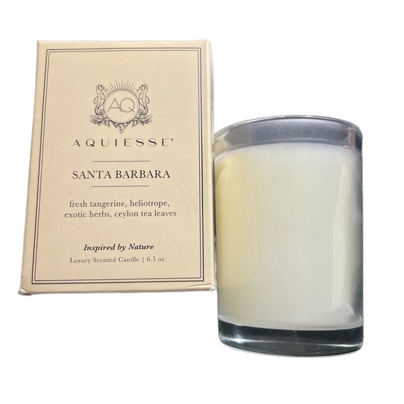 Aquiesse Santa Barbara Luxury Scented Candle 6.5 oz 40 Hr Burn Time - Picture 2 of 5